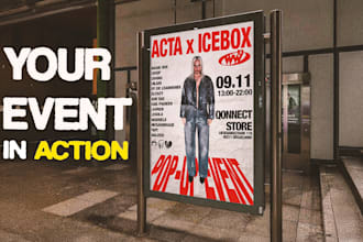 make a festival and eventposter
