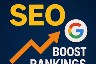 do complete on page and off page SEO to boost rankings