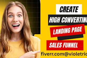 build high converting shopify landing pages and sales funnels