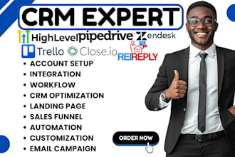 setup trello close io integration rei reply zendesk crm pipedrive ghl automation