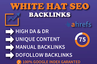 increase ahrefs domain rating DR 70 plus by offpage SEO