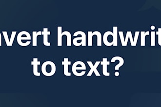 type handwritten notes and convert pdf to word