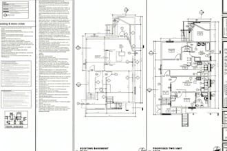 do framing plan, foundation, mep, structural drawaing, city permit blueprint