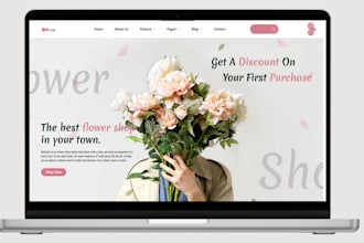 luxury flower shopify store wedding bouquet flowers valentine flowers website