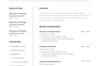 write a professional ats friendly resume and cover letter