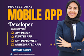 do mobile app development, ios app, android app creation flutter app developer