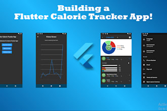 build ai calorie tracker app, glucose tracker app, ai fitness tracker app