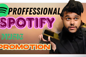 create ads for your spotify music promotion, spotify album promotion with no bot