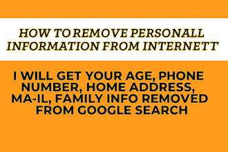 remove personal information negative content and enhance online reputation
