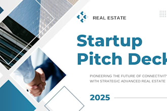 design a professional real estate pitch deck for investors and funding