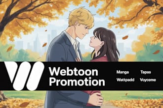 promote your webtoon, webcomic promotion, comic, tapas, manga, voyceme