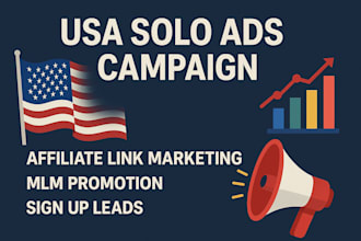 do USA solo ads campaign affiliate link marketing mlm promotion sign up leads