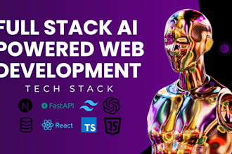 build a fullstack ai agent integrated website using nextjs fastapi postgresql