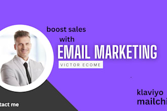 create klaviyo email flows, popups, and campaigns for shopify
