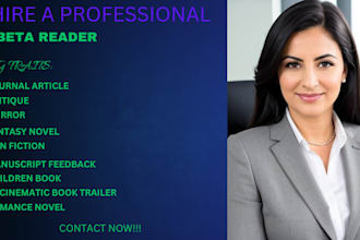 edit proofread ebook, children book or manuscript fiction, non fiction, novel