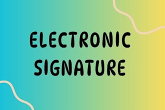 do your electronic signature