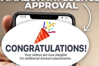 set up your amazon influencer account and get it approved for onsite