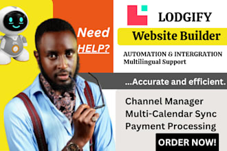 design vacation rental website, lodgify website, airbnb, short term rental