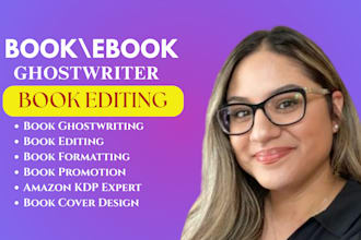 be your KDP ghostwriter and editor for christian or self help books