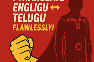 translate your data manually from english to telugu