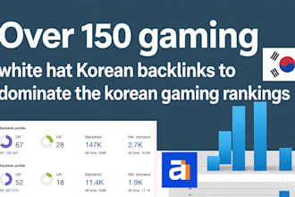 boost your gaming site with korean whitehat SEO and high da 90 backlinks