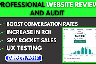 expertly review and audit your shopify store to increase low conversions rate