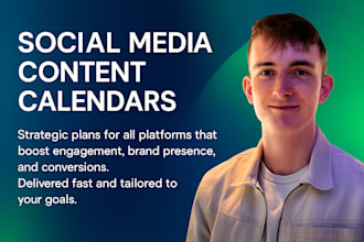 create a high performing content calendar for social media