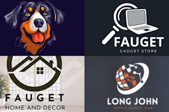 design shopify, amazon, ebay, esty ecommerce website logo