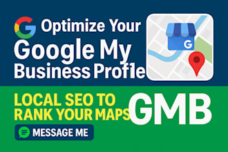 optimize google my business profile local SEO to rank your maps gmb