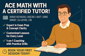 tutor math gcse igcse ib a level sat gre gmat