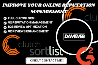 increase the repute of your website with clutch goodfirm g2 sorlist