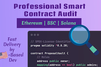 audit your smart contracts for security professionally
