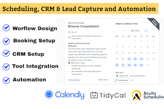 setup full client booking system acuity, calendly, airtable, zapier