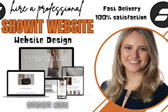 update showit website design, redesign showit template and website development