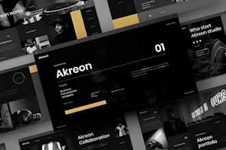 create a high impact powerpoint pitch deck for startups and fundraising