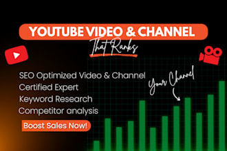 optimize your youtube videos with expert SEO to boost ranking and views