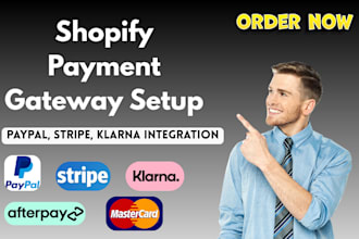 setup and integrate shopify payment gateway paypal stripe wise klarna