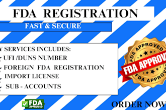 be your US agent for fda compliance and foreign company setup