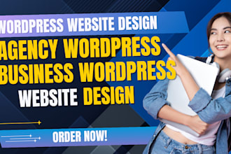 business agency wordpress website development   landingpage design pagespeed