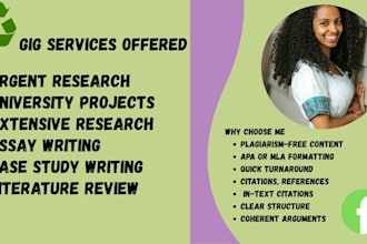 conduct extensive research and write summaries for any topic in 24 hrs