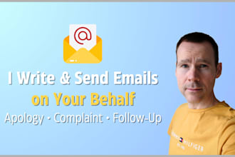 write and send professional or personal emails on your behalf