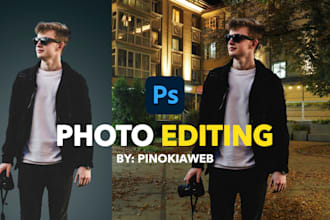 do photoshop editing, retouching, color change, face swap, background removal