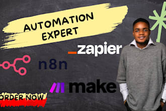 create n8n and make workflow automation service