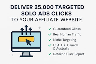 do affiliate website link promotion USA targeted solo ads campaign MLM leads