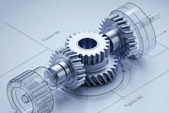 draw using fusion 360 creo inventor or model products, convert products to cad