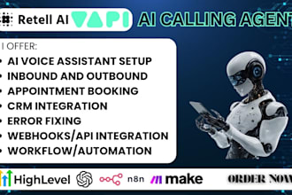 vapi ai retell ai voice assistant for inbound and outbound call crm integration