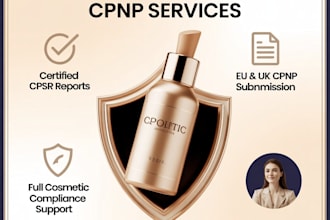 create eu and UK compliant cosmetic safety report cpsr for your product