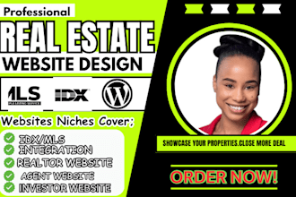 design real estate realtor website agent broker investor mls idx in wordpress