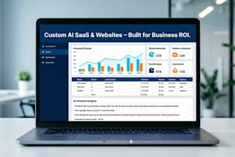 build custom ai website and scalable saas application