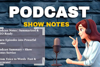 podcast notes and summaries for your episodes in 24 hours